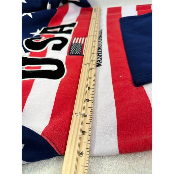 USA Washington DC Pullover sweaters unisex Hoodie Sz M Unisex, STITCHED GRAPHICS - Picture 13 of 14